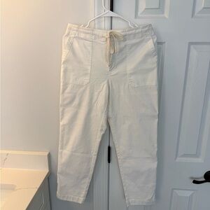 LOFT Women's White Lightweight Pants